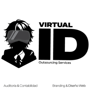 Logo Virtual id outsourcing services contabilidad páginas web branding web design