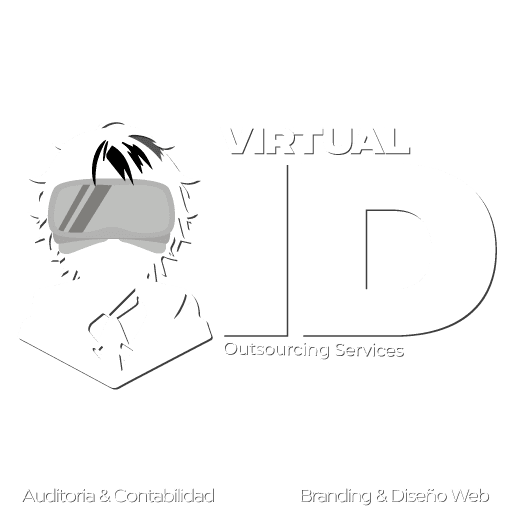 Logo Virtual id outsourcing services contabilidad páginas web branding web design